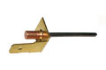 SMAS1/90 - brass (1 terminal 90°)/copper body/steel